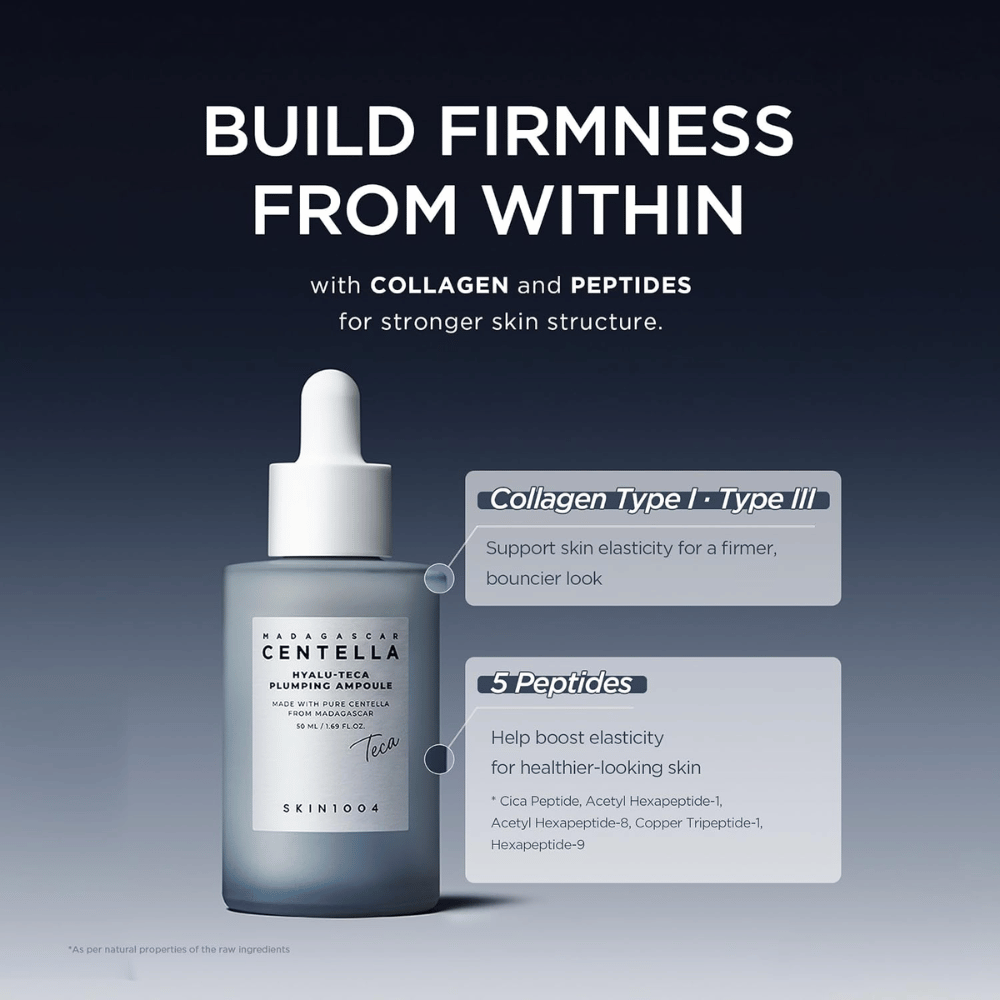 2. SKIN1004 Madagascar Centella Hyalu-Teca Plumping Ampoule – collageen type I en III en vijf peptiden voor verbeterde huidelasticiteit