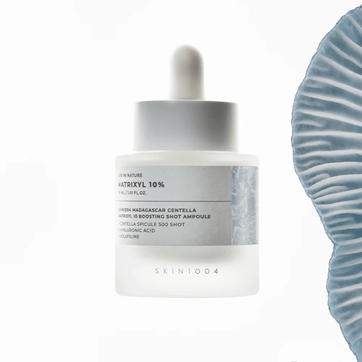 SKIN1004 Madagascar Centella Matrixyl 10 Boosting Shot Ampoule – Koreaans serum met 10% Matrixyl en centella asiatica voor stevigere huid, verbeterde elasticiteit en intensieve hydratatie.