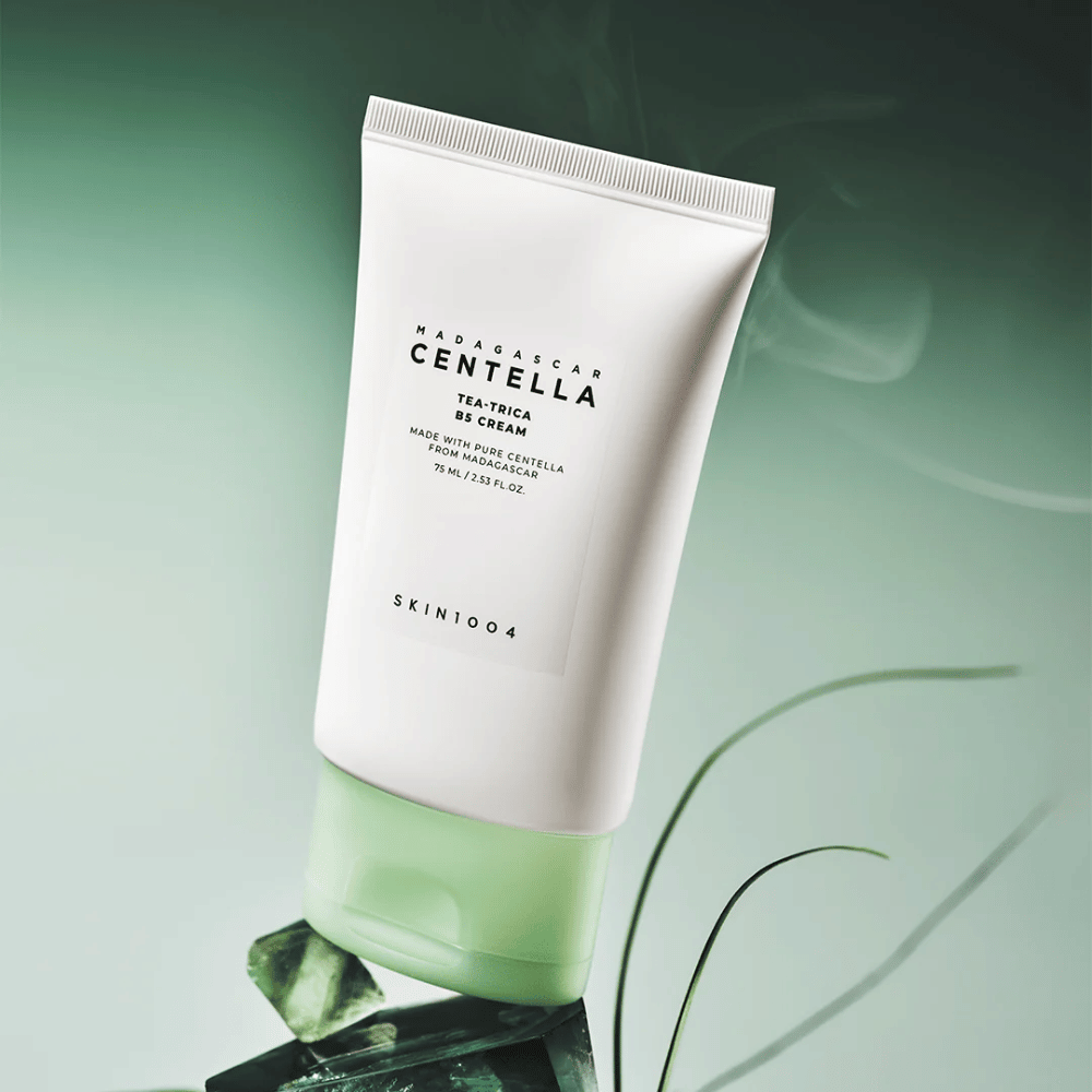 Centella asiatica-crème voor het gezicht die de huid kalmeert, ontstekingen vermindert en intens hydrateert zonder zwaar aan te voelen