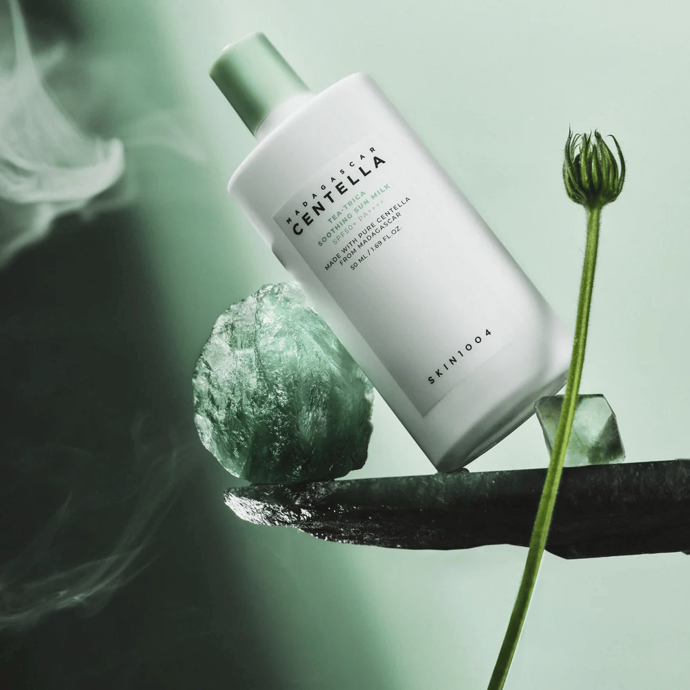 SKIN1004 Madagascar Centella Tea-Trica Soothing Sun Milk SPF50+ PA++++ met Centella Asiatica voor de gevoelige huid