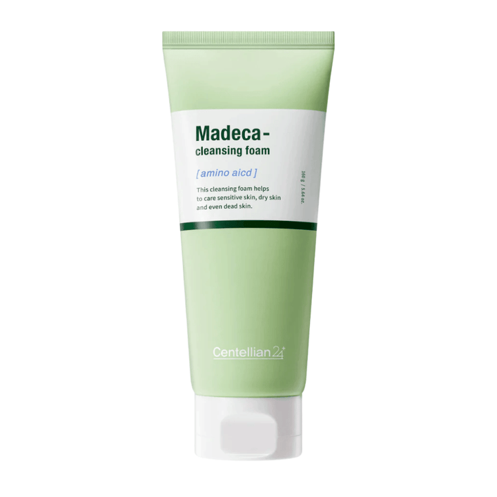 Centellian24 Madeca Amino Acid Cleansing Foam gezichtsreiniging – milde Koreaanse cleansing foam met Centella Asiatica en aminozuren die de huid zacht reinigen en helpen de vochtbalans van de huid te behouden.