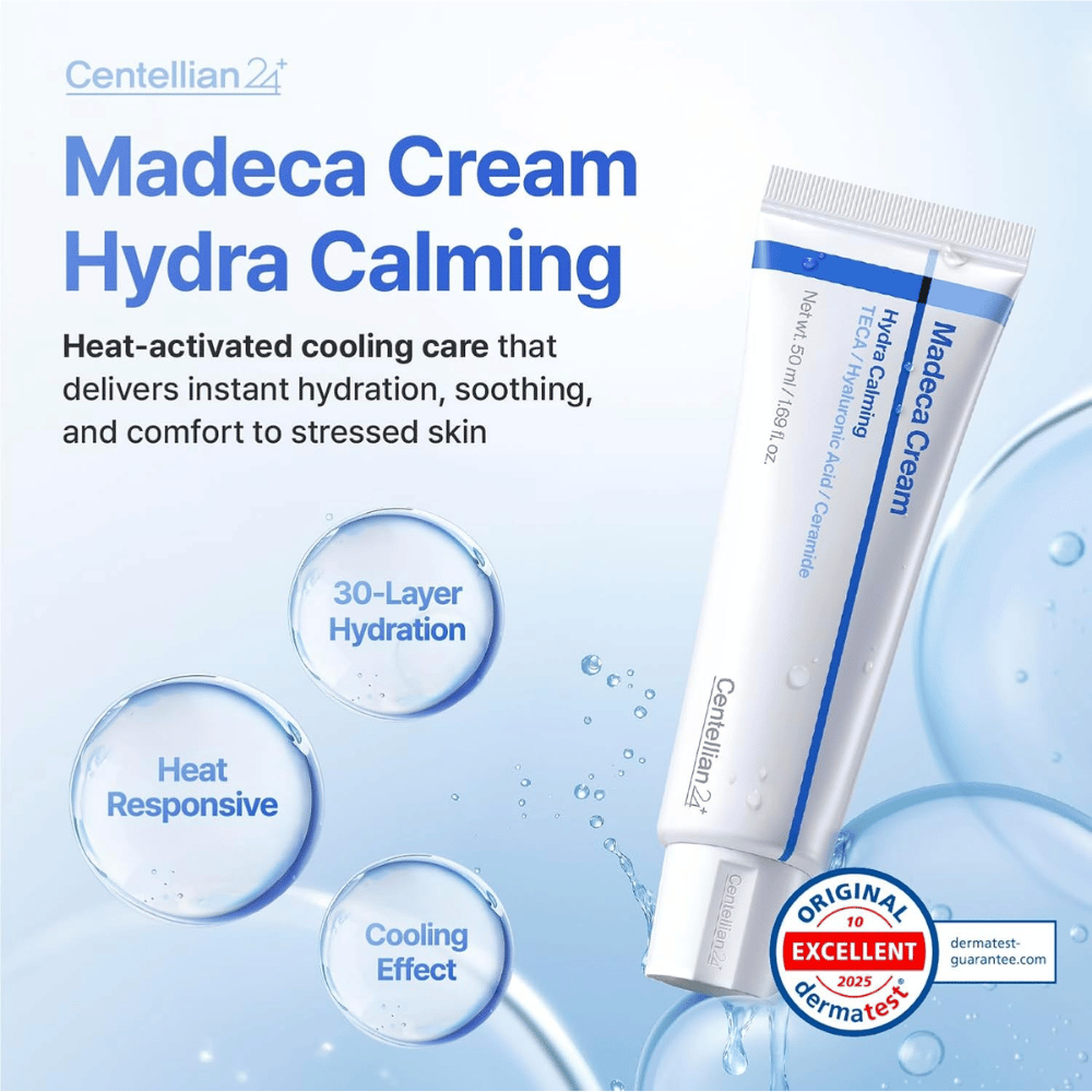 4. Centellian24 Madeca Cream Hydra Calming 50ml – verkoelende gezichtscrème met hyaluronzuur en ceramiden