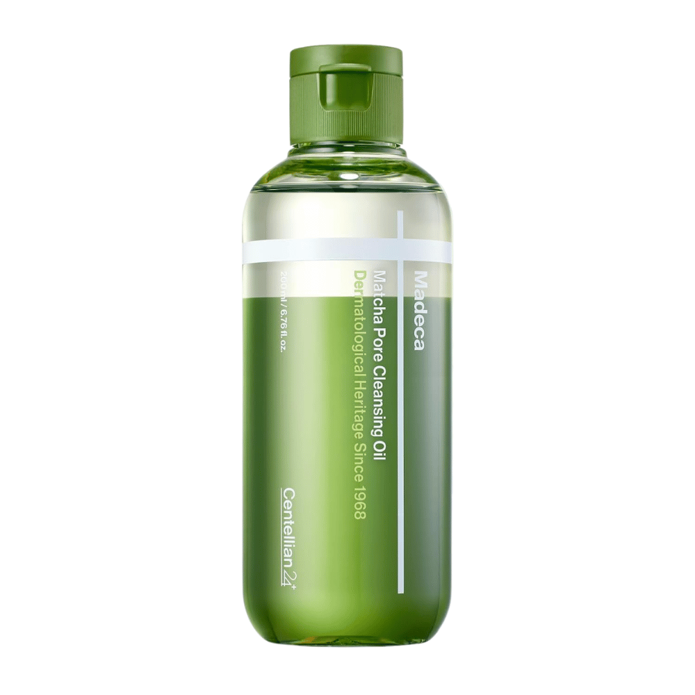 Centellian24 Madeca Matcha Pore Cleansing Oil 200 ml productafbeelding tegen witte achtergrond