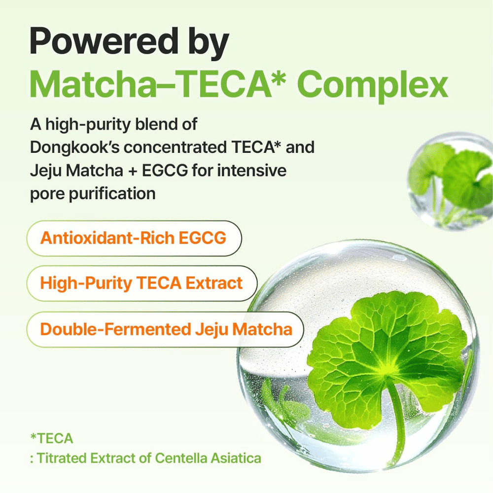 Centellian24 Madeca Matcha Pore Cleansing Oil met Matcha-TECA Complex voor poriënreiniging
