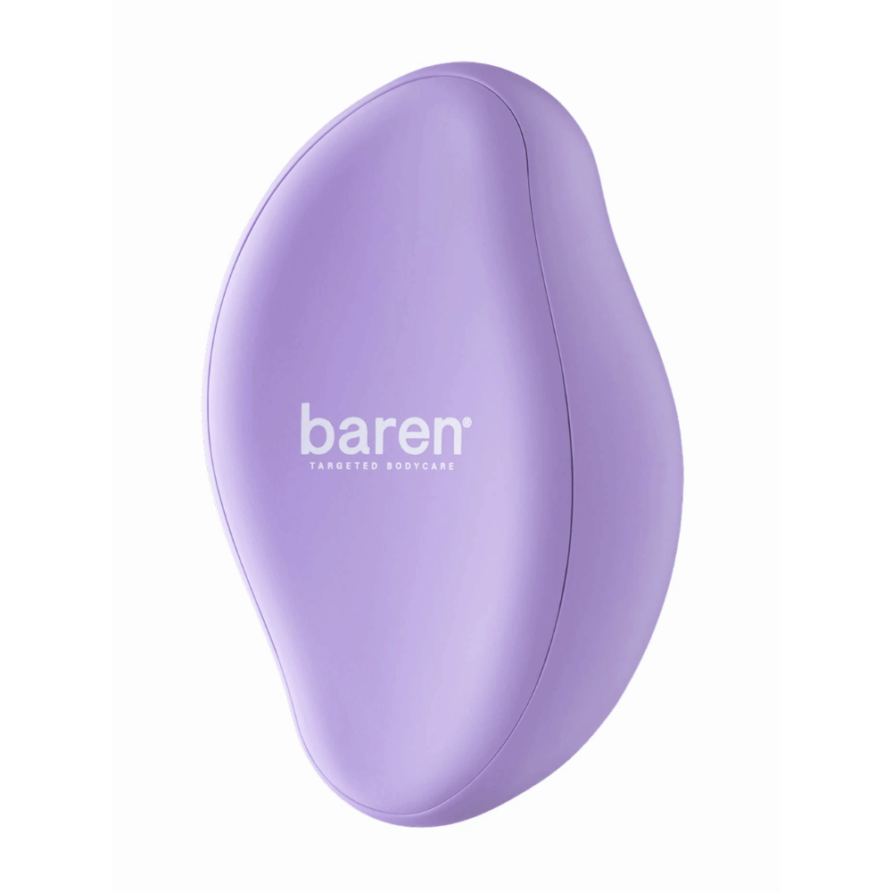 1. Baren Magic Glass Stone Foot File – paarse voetvijl met ergonomisch ontwerp om eelt en droge huid op de voeten te verwijderen