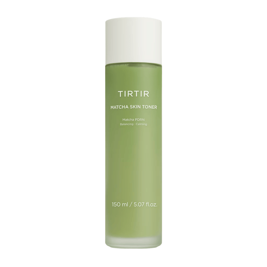 TIRTIR Matcha Skin Toner 150 ml die de gevoelige huid kalmeert, effectief hydrateert en de balans en uitstraling van de huid verbetert.