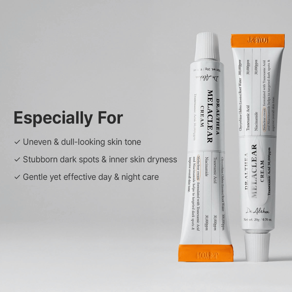 Dr. Althea Melaclear Cream voor een ongelijkmatige huidteint en donkere vlekken