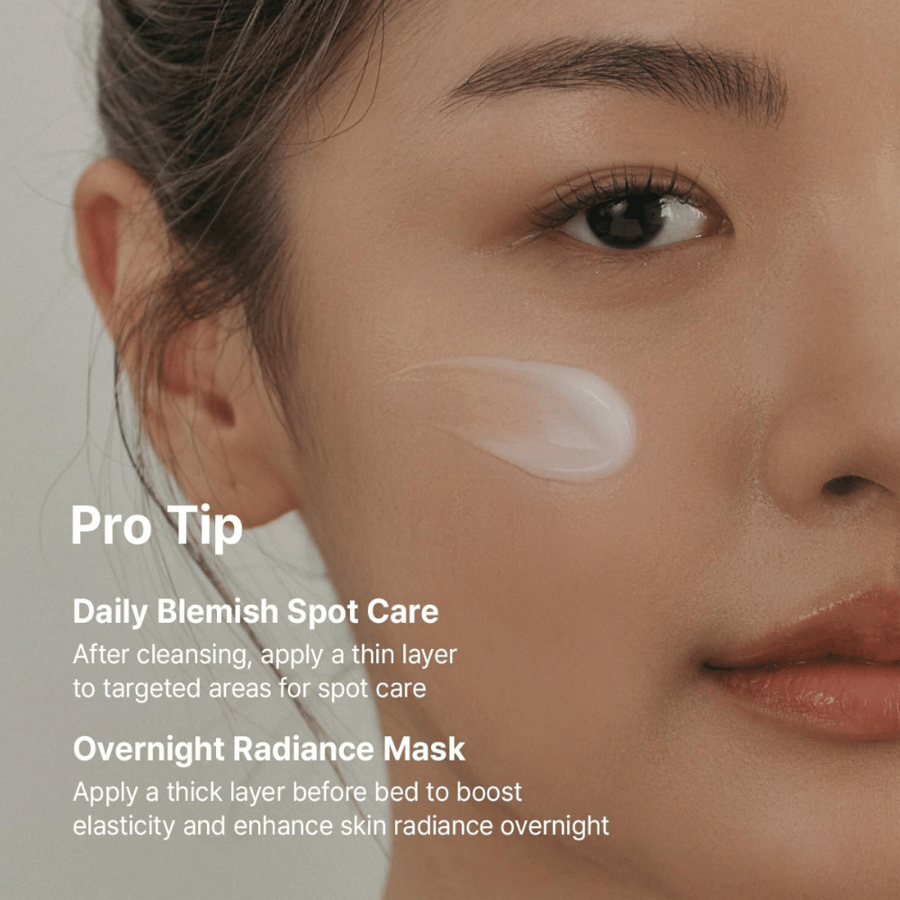 Dr. Althea Melaclear Cream gebruikt als plaatselijke behandeling en nachtmasker