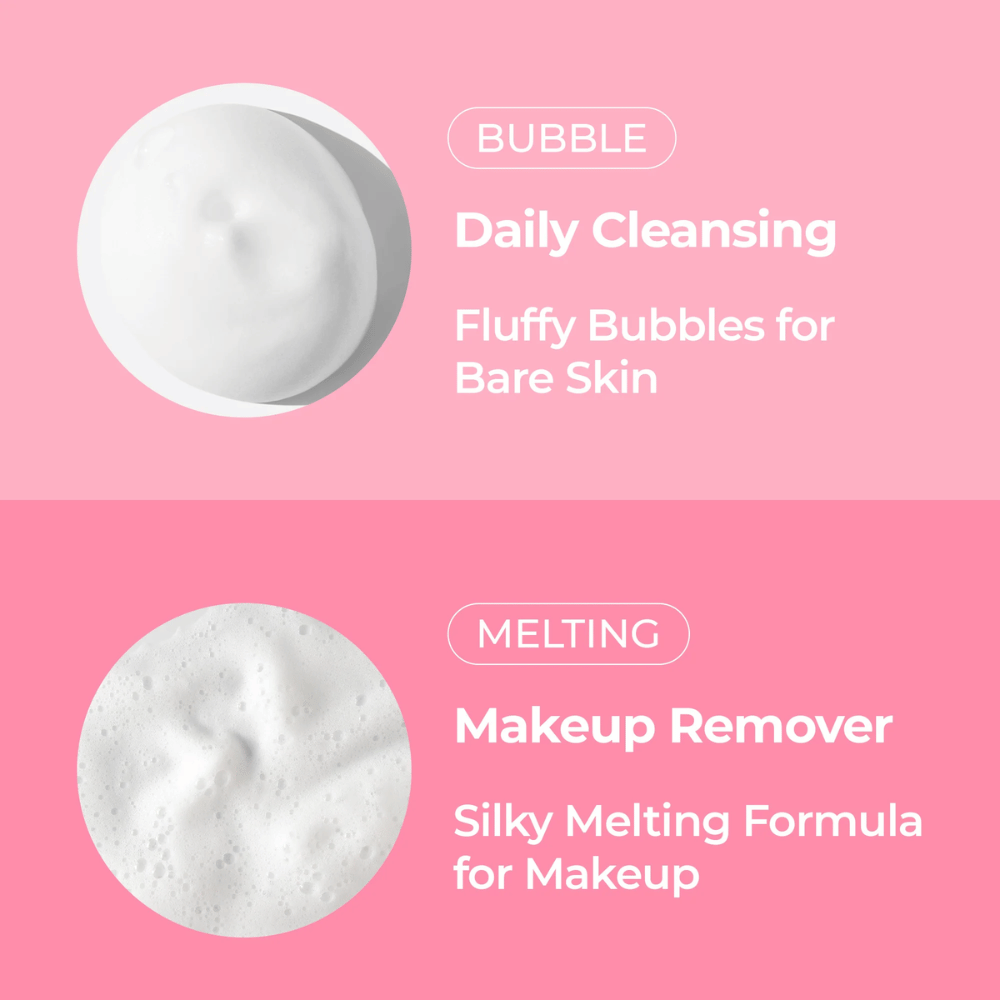 Dr. Melaxin Melting Cleanser met luchtig bubbelschuim voor dagelijkse reiniging van de gevoelige huid