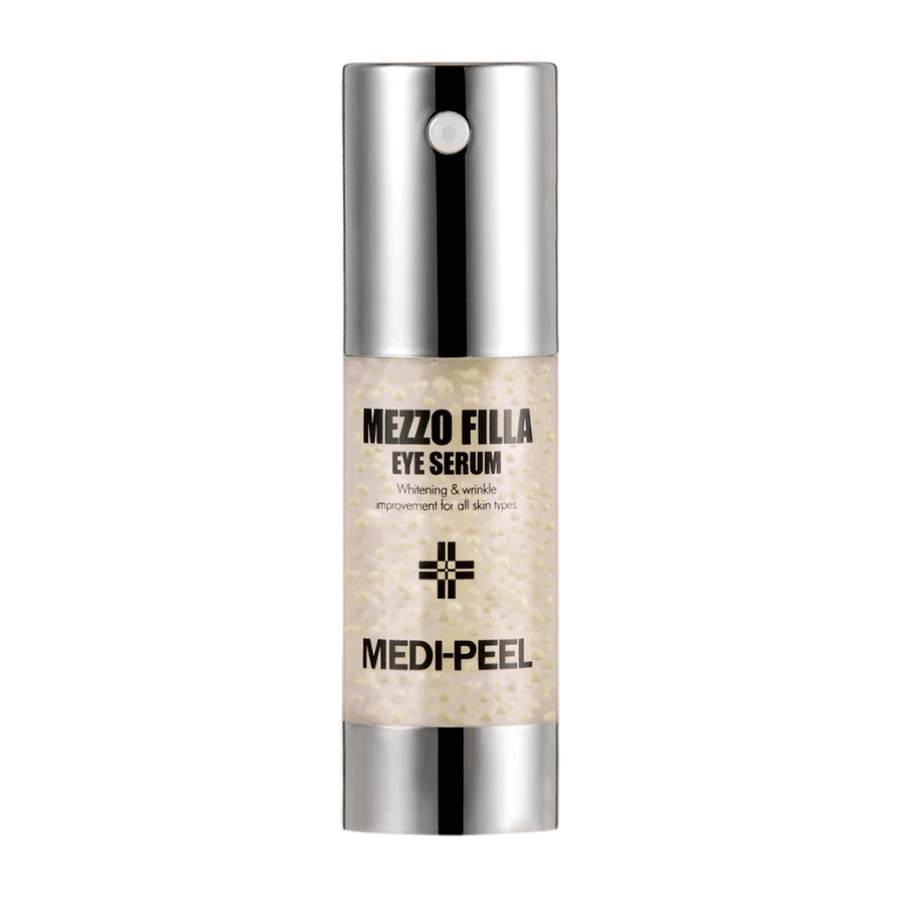 MEDI-PEEL Mezzo Filla Eye Serum staand productbeeld – Koreaans oogserum dat helpt rimpels te verminderen, glans te geven en de elasticiteit van de huid te verbeteren.
