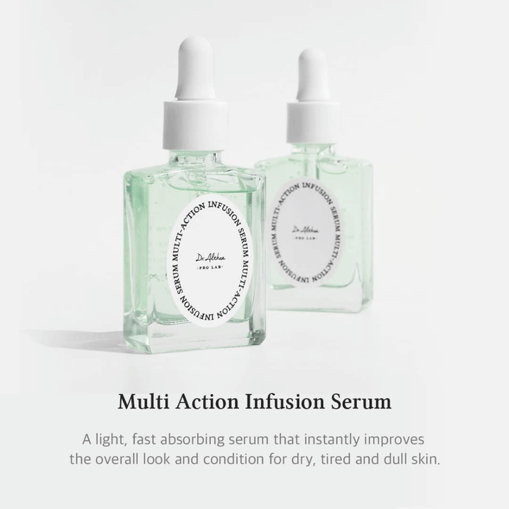 Dr. Althea Multi Action Infusion Serum – licht gezichtsserum dat snel wordt opgenomen en droge, vermoeide en doffe huid verbetert.