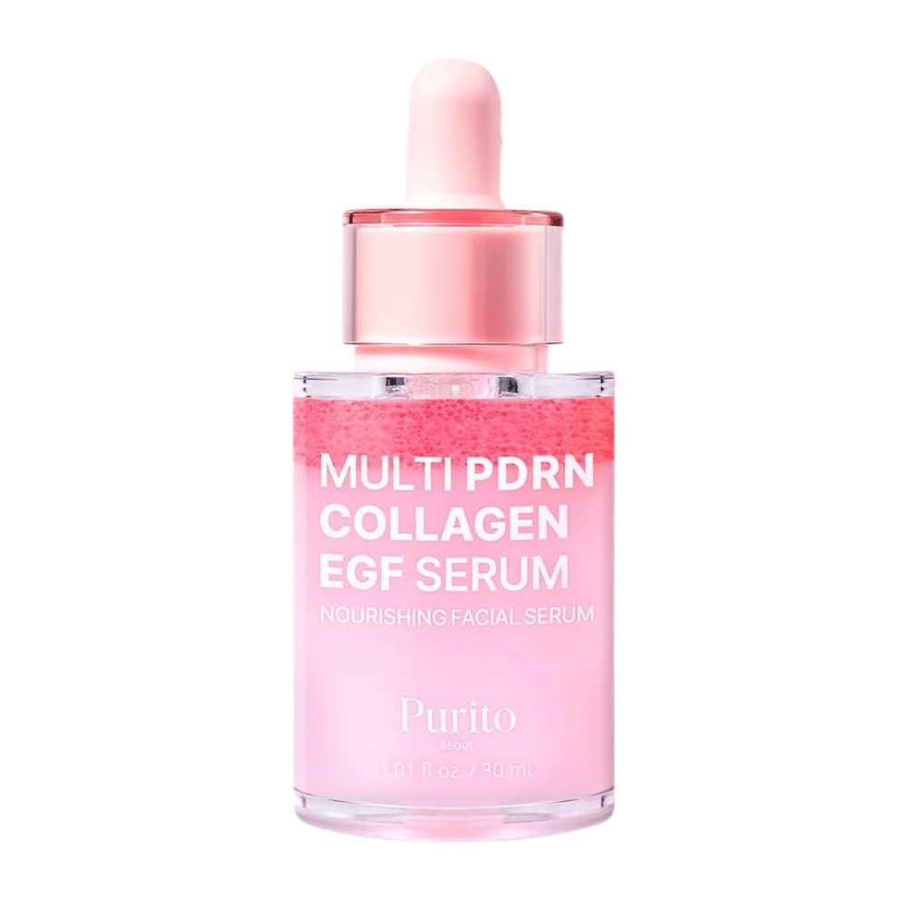 Purito Multi PDRN Collagen EGF Serum 30 ml – Koreaans gezichtsserum met PDRN, collageen en EGF.