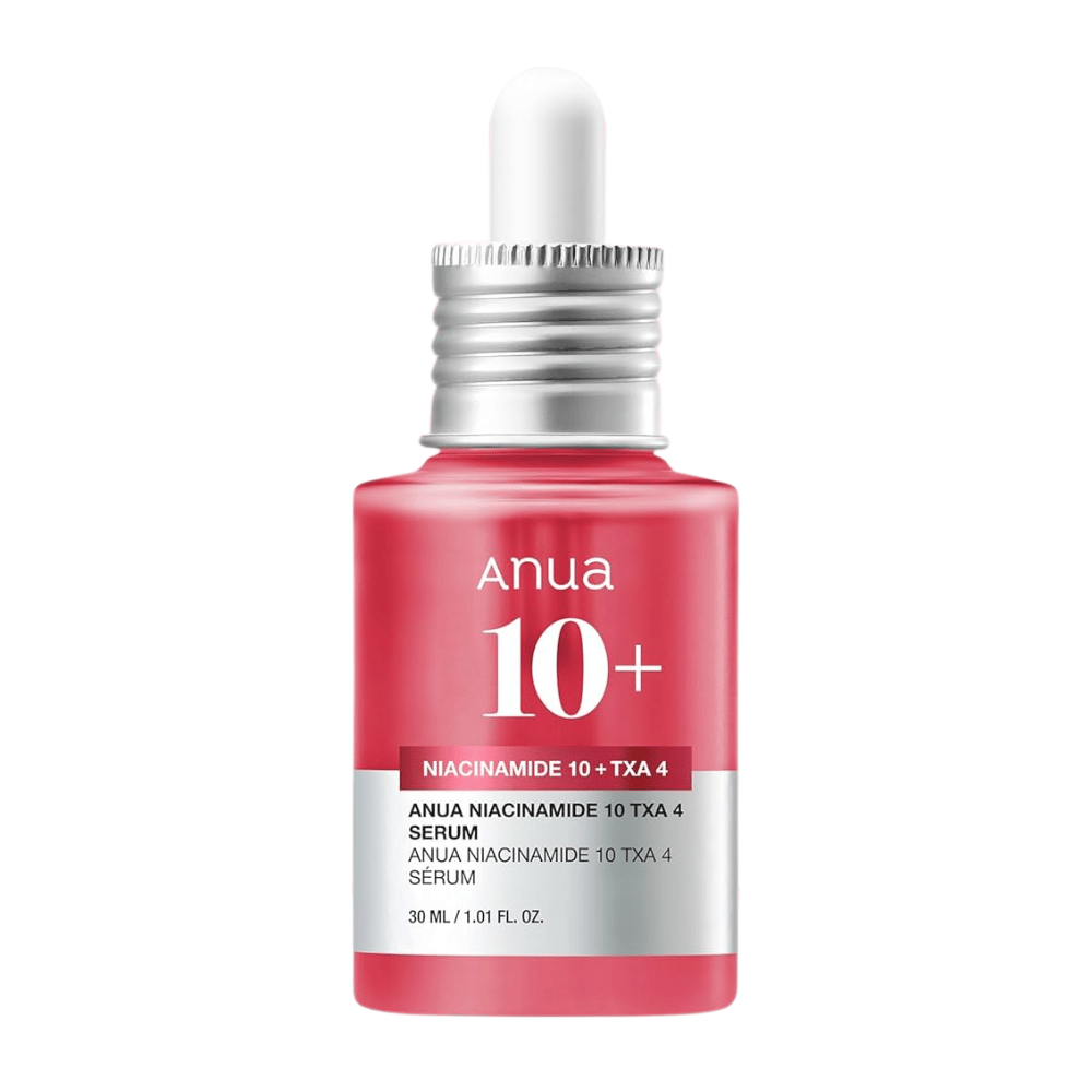 Anua Niacinamide 10% + TXA 4% Serum is een krachtig, parfumvrij serum dat de huidtint in balans brengt, onregelmatigheden vermindert en een stralende glans geeft.
