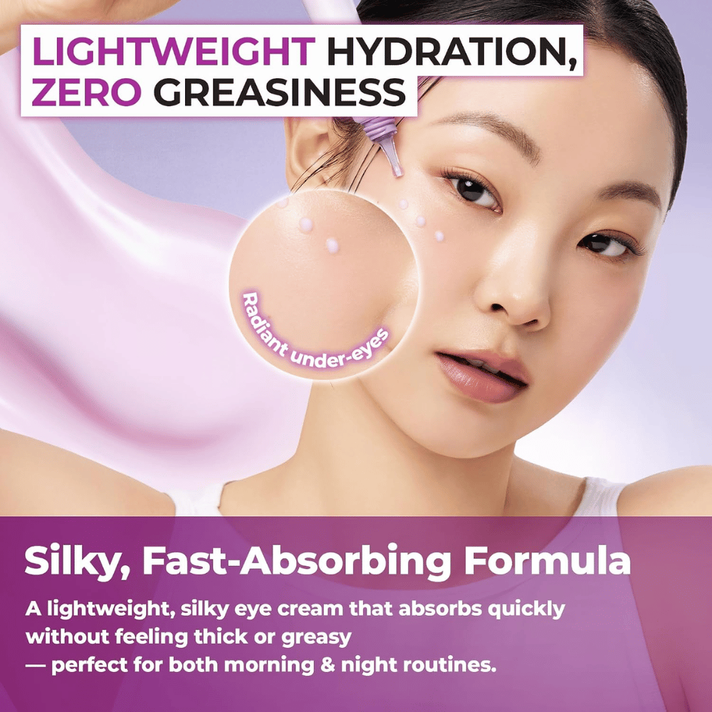 1. Jumiso Niacinamide 5+ Dark Circle Correcting Eye Cream – lichte eye cream die hydrateert zonder vet aan te voelen