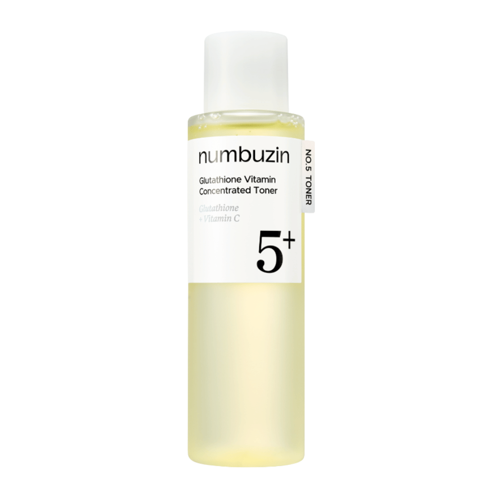Numbuzin No.5+ Glutathione Vitamin Boosting Essential Toner voor een egalere huidteint en meer glans