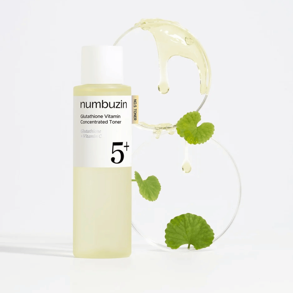 Numbuzin No.5+ Glutathione Vitamin Boosting Essential Toner met glutathion en vitamine C voor een helderdere huid