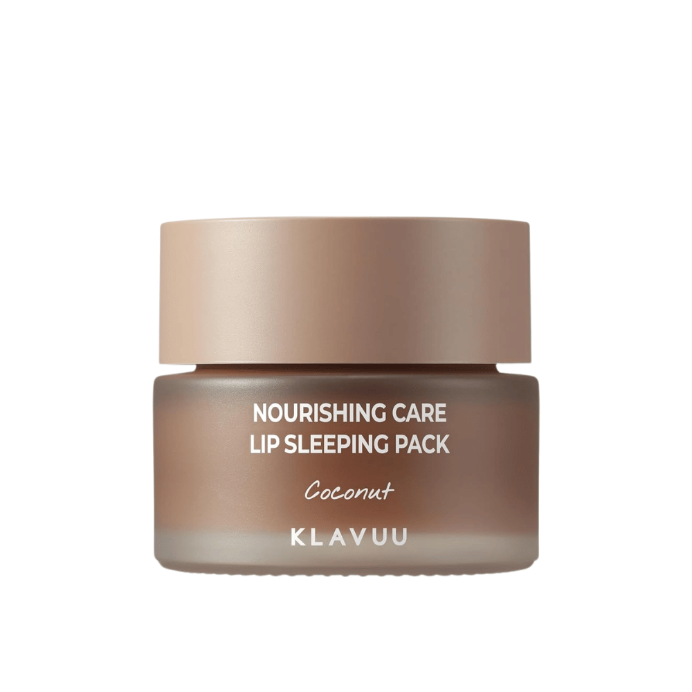 KLAVUU Nourishing Care Lip Sleeping Pack Coconut – voedend lipmasker met kokos dat intens hydrateert en droge lippen 's nachts verzorgt.