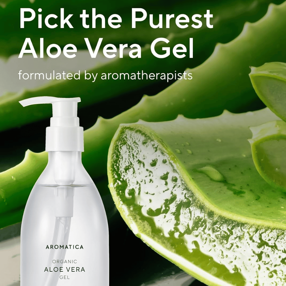 AROMATICA Organic Aloe Vera Gel – aloëvera-gel met natuurlijk aloëverablad