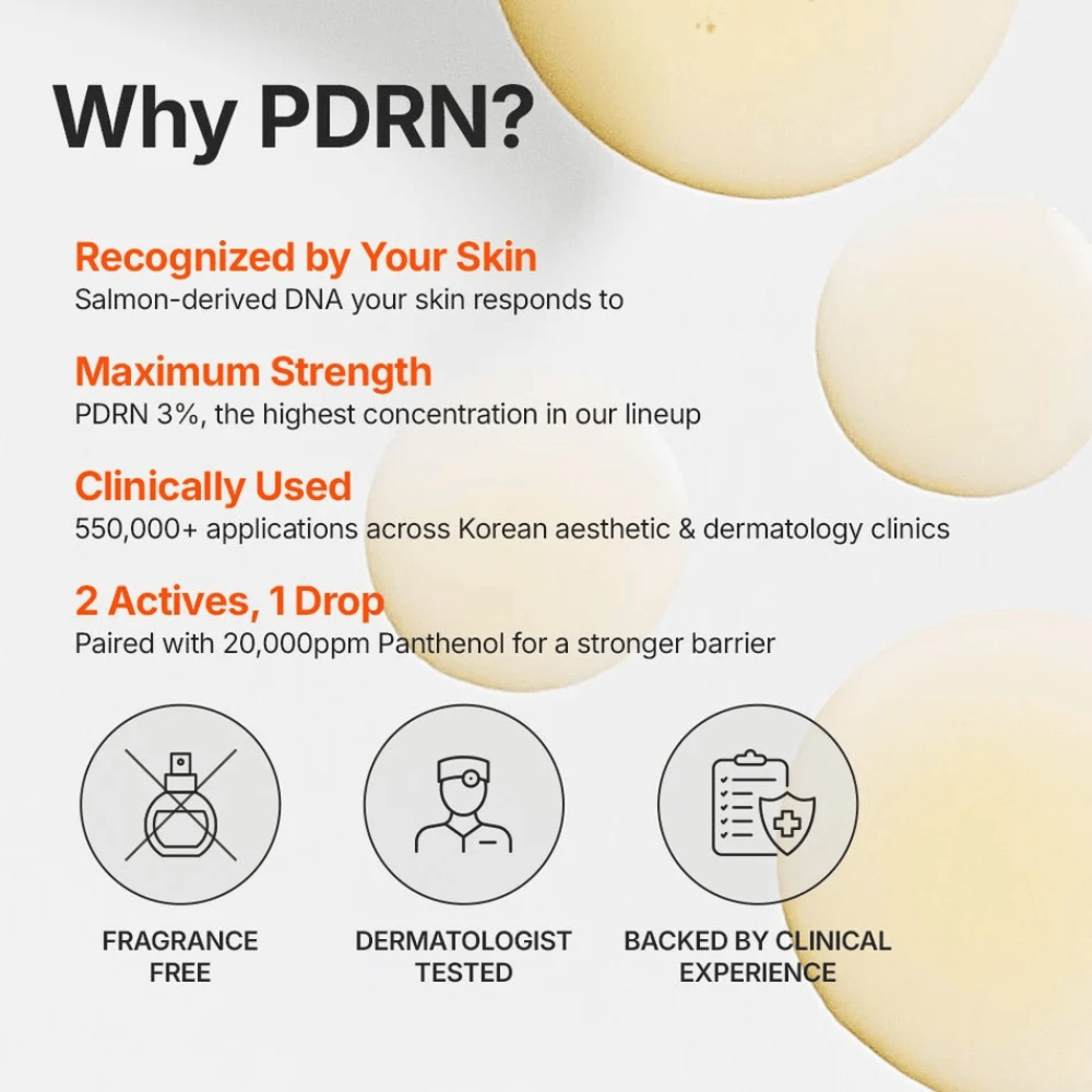 Genabelle PDRN 3% Hyper Boost Ampoule met 3% PDRN en panthenol voor de huidbarrière