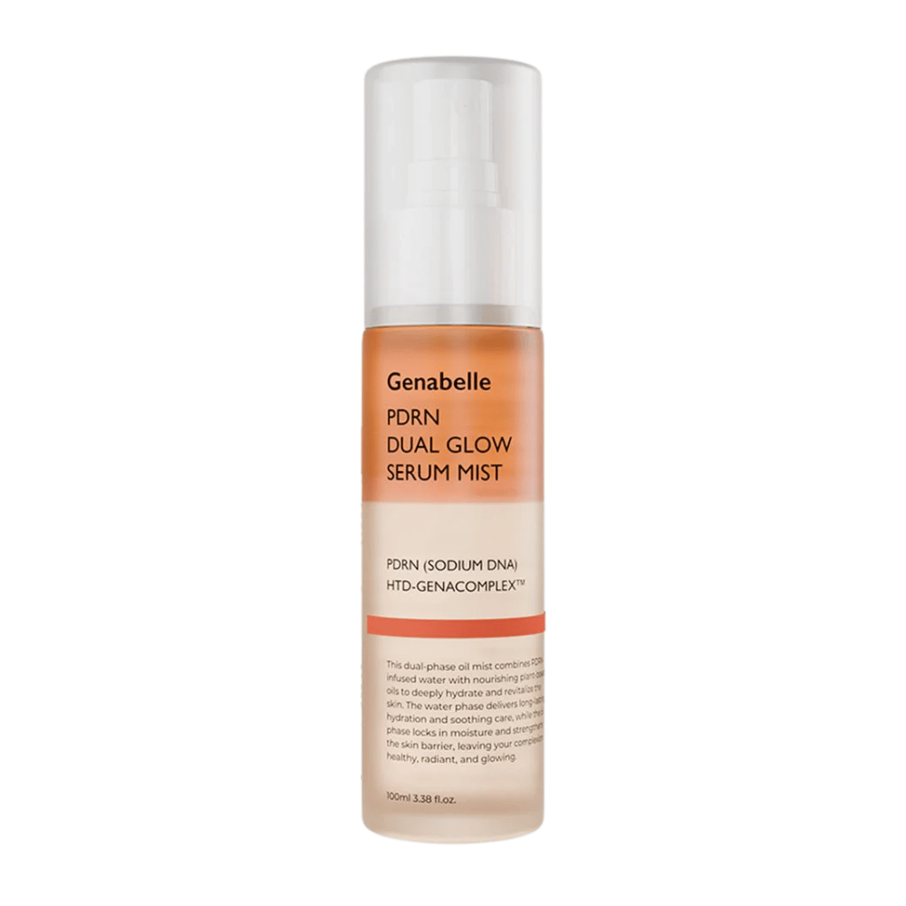 Genabelle PDRN Dual Glow Serum Mist productafbeelding van 100 ml tegen een witte achtergrond
