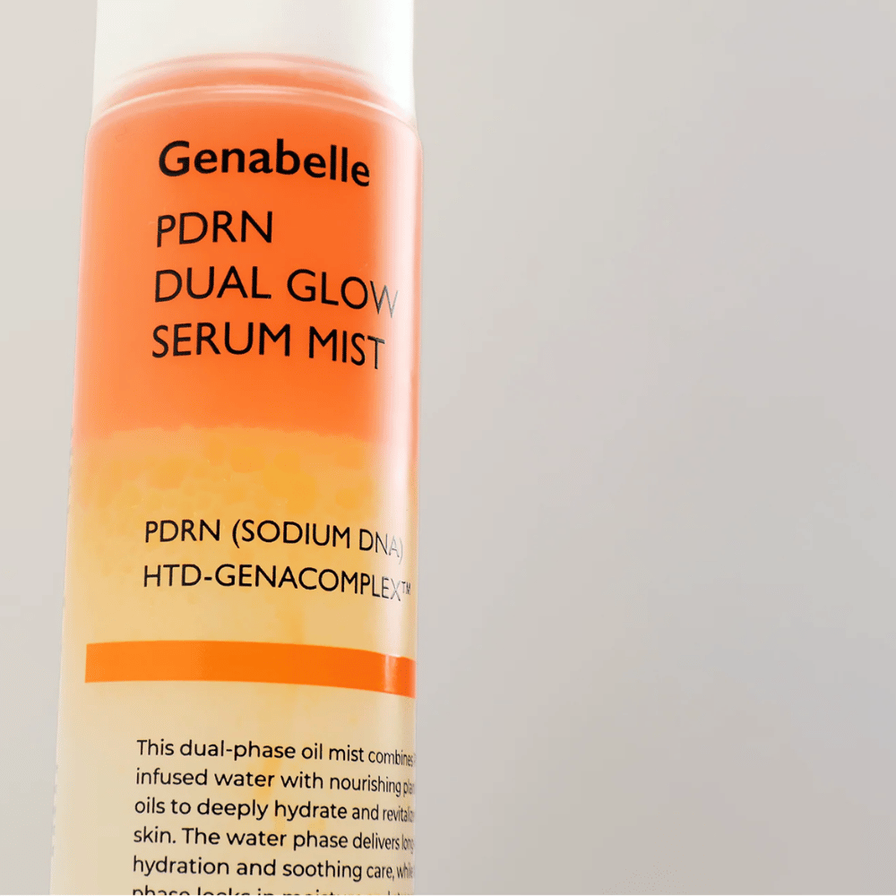 Genabelle PDRN Dual Glow Serum Mist met PDRN en HTD-GENACOMPLEX voor een gehydrateerde huid