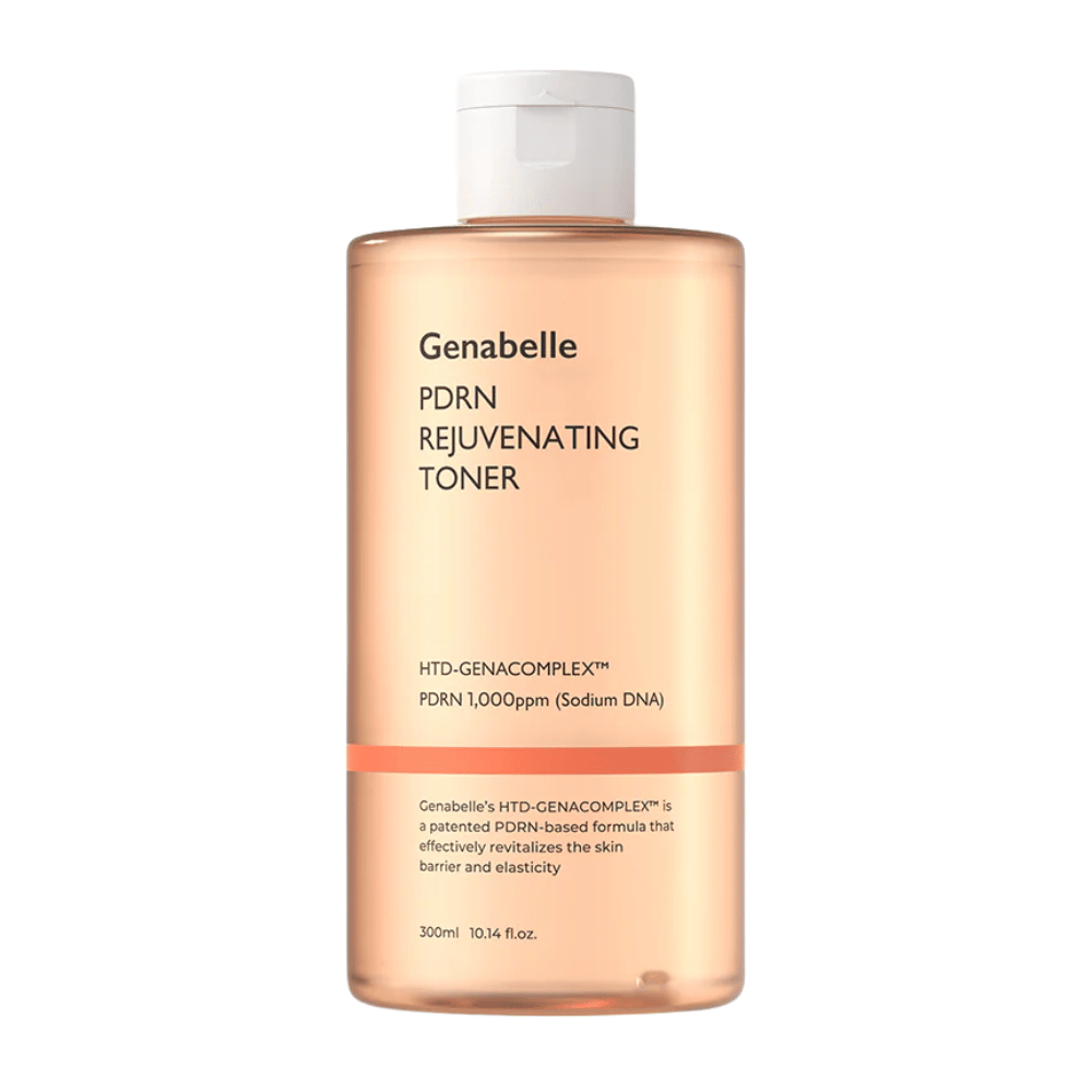 Genabelle PDRN Rejuvenating Toner 300 ml met PDRN en niacinamide voor gehydrateerde, zachte en meer elastische huid.