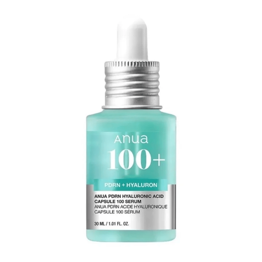 Anua PDRN Hyaluronic Acid Capsule 100 Serum hydrateert diep en versterkt de elasticiteit van de huid met behulp van PDRN en hyaluronzuur. Perfect om de huid een frisse en jeugdige uitstraling te geven. Geschikt voor alle huidtypen!
