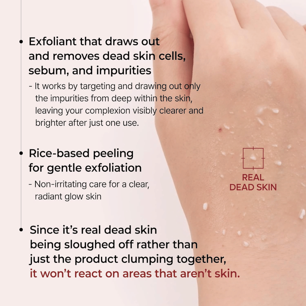 Dr.Melaxin Peel Shot exfoliërende black rice ampoule die dode huidcellen en talg verwijdert voor een helderdere en egalere huid
