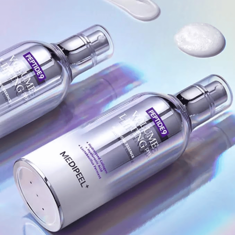 Medi-Peel Peptide 9 Volume Lifting Essence – hydraterende anti-aging essence met peptiden die helpen om de huid meer volume, glans en een steviger gevoel te geven.