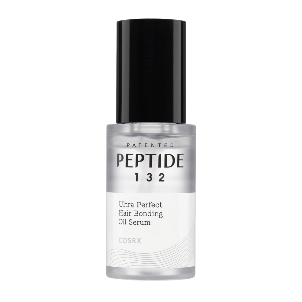 Productafbeelding van COSRX Peptide 132 Ultra Perfect Hair Bonding Oil Serum – herstellende haarolie die versterkt en glans geeft.