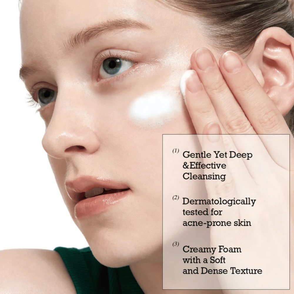 ROUND LAB Pine Calming Cica Cleanser – milde dieptereiniging met romig en zacht schuim