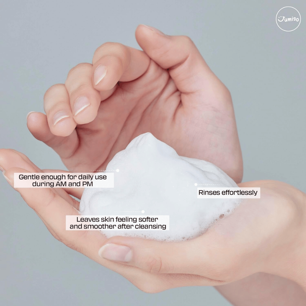 Jumiso Pore Purifying Salicylic Acid Foaming Cleanser – milde reiniger met lage pH en salicylzuur die poriën reinigt en geschikt is voor dagelijks gebruik 's ochtends en 's avonds