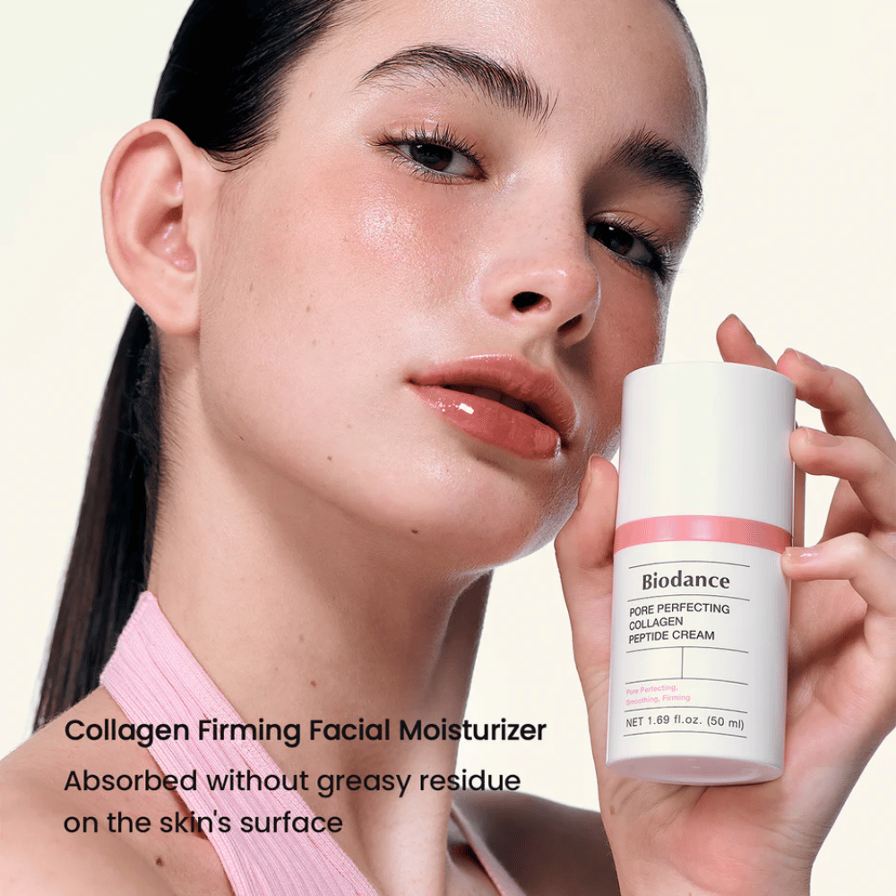 Biodance Pore Perfecting Collagen Peptide Cream 50 ml – collageen verstevigende moisturizer die zonder plakkerige finish absorbeert
