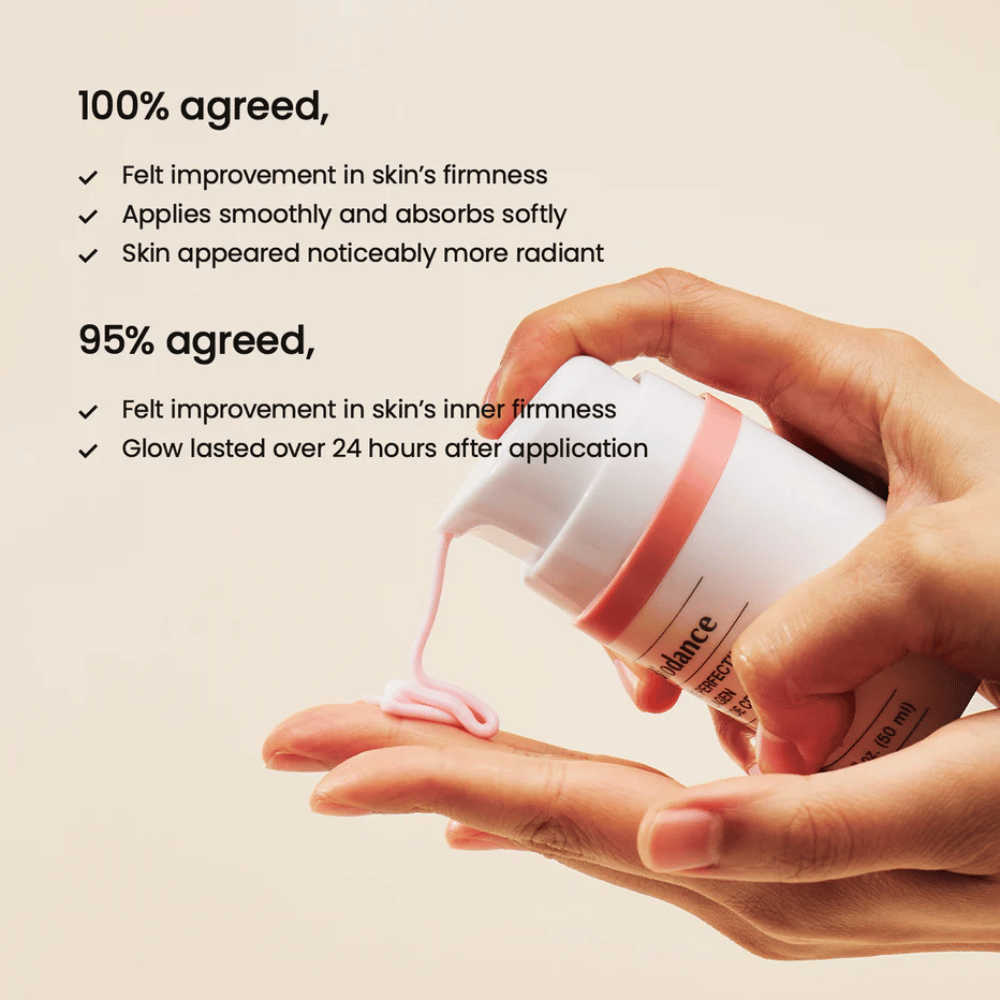 Biodance Pore Perfecting Collagen Peptide Cream textuur en pompfunctie – klinisch geteste collageen peptide crème voor stevigere huid en langdurige glow