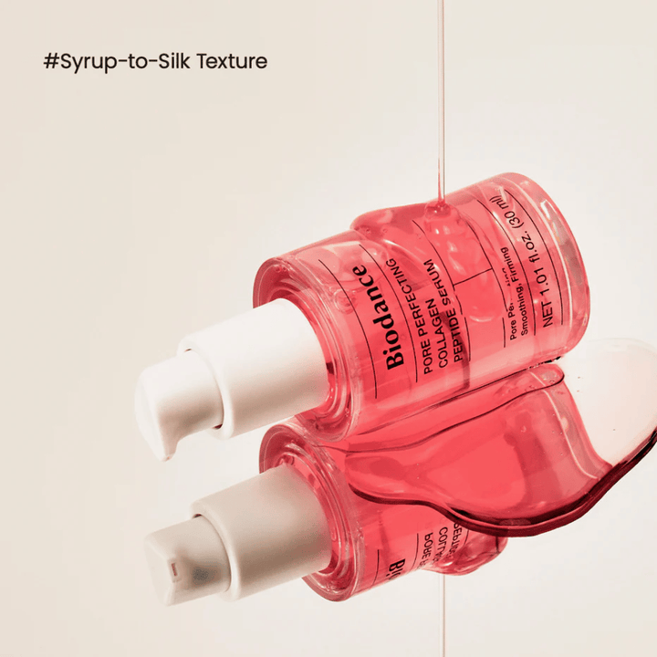 Biodance Pore Perfecting Collagen Peptide Serum met zijdezachte textuur – hydraterend en verstevigend serum.
