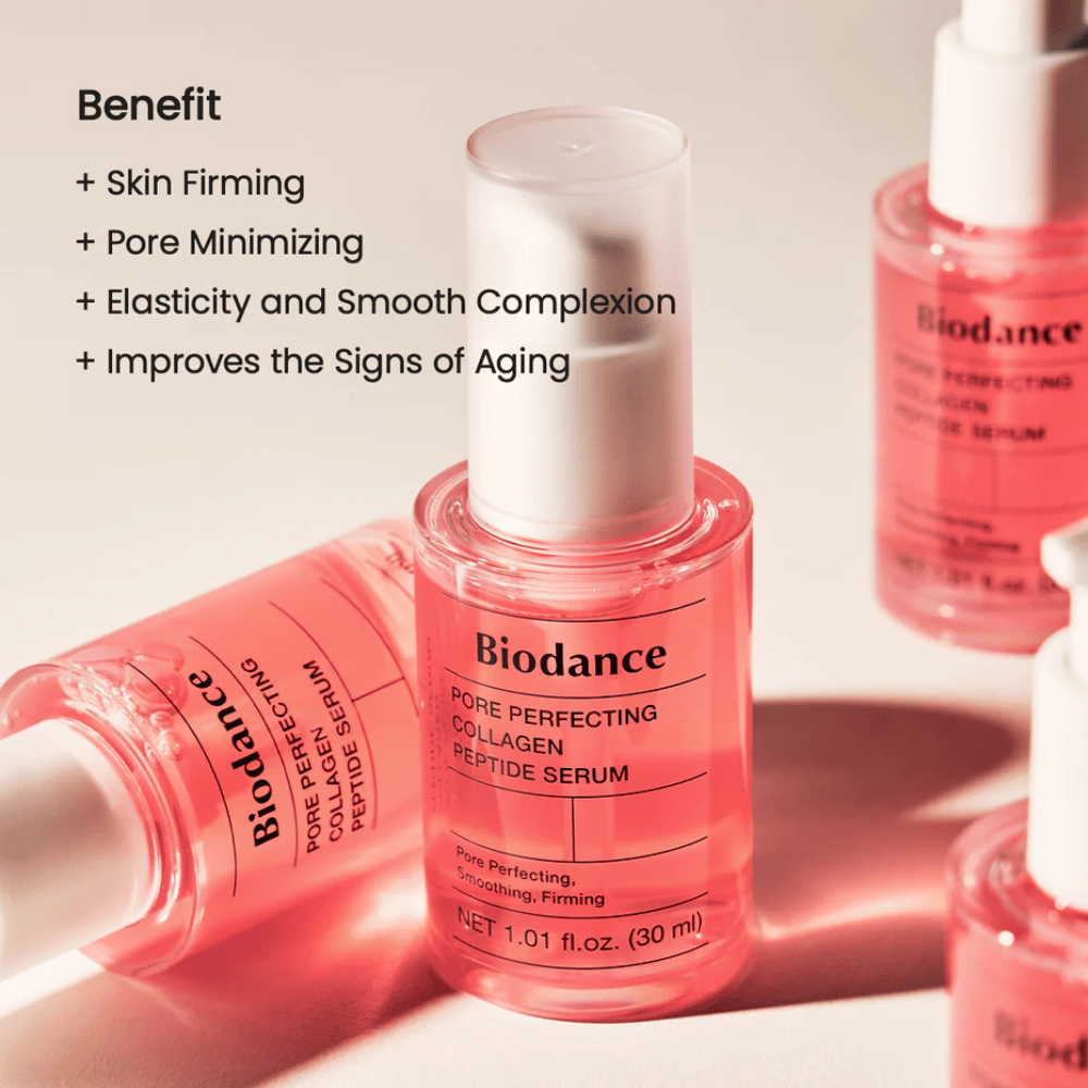 Biodance Pore Perfecting Collagen Peptide Serum 30 ml – verstevigend en porieverkleinend gezichtserum.