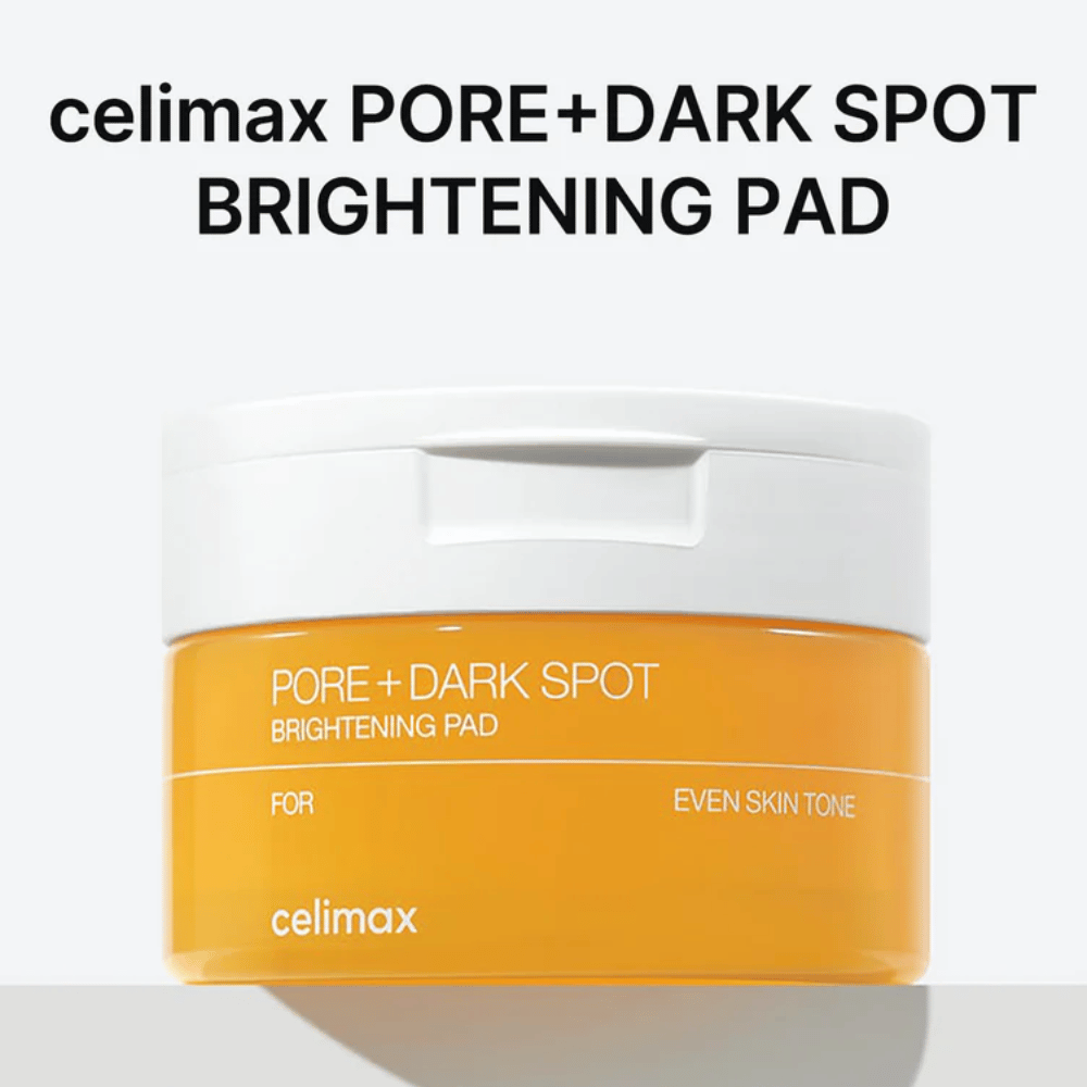 Celimax Pore + Dark Spot Brightening Pad – huidverzorgingspads die donkere vlekken verminderen, poriën reinigen en een egale huidteint geven.