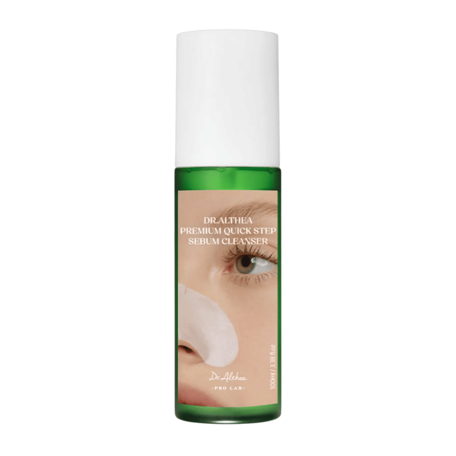 Dr. Althea Premium Quick Step Sebum Cleanser – gezichtsreiniger die effectief talg, mee-eters en onzuiverheden verwijdert zonder de huid uit te drogen.