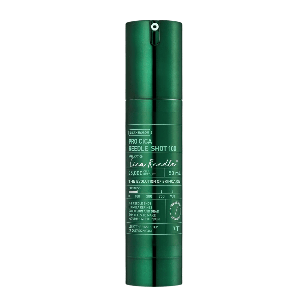 VT Cosmetics Pro Cica Reedle Shot 100 50 ml kalmerend serum met CICA Reedle-technologie voor gevoelige en geïrriteerde huid