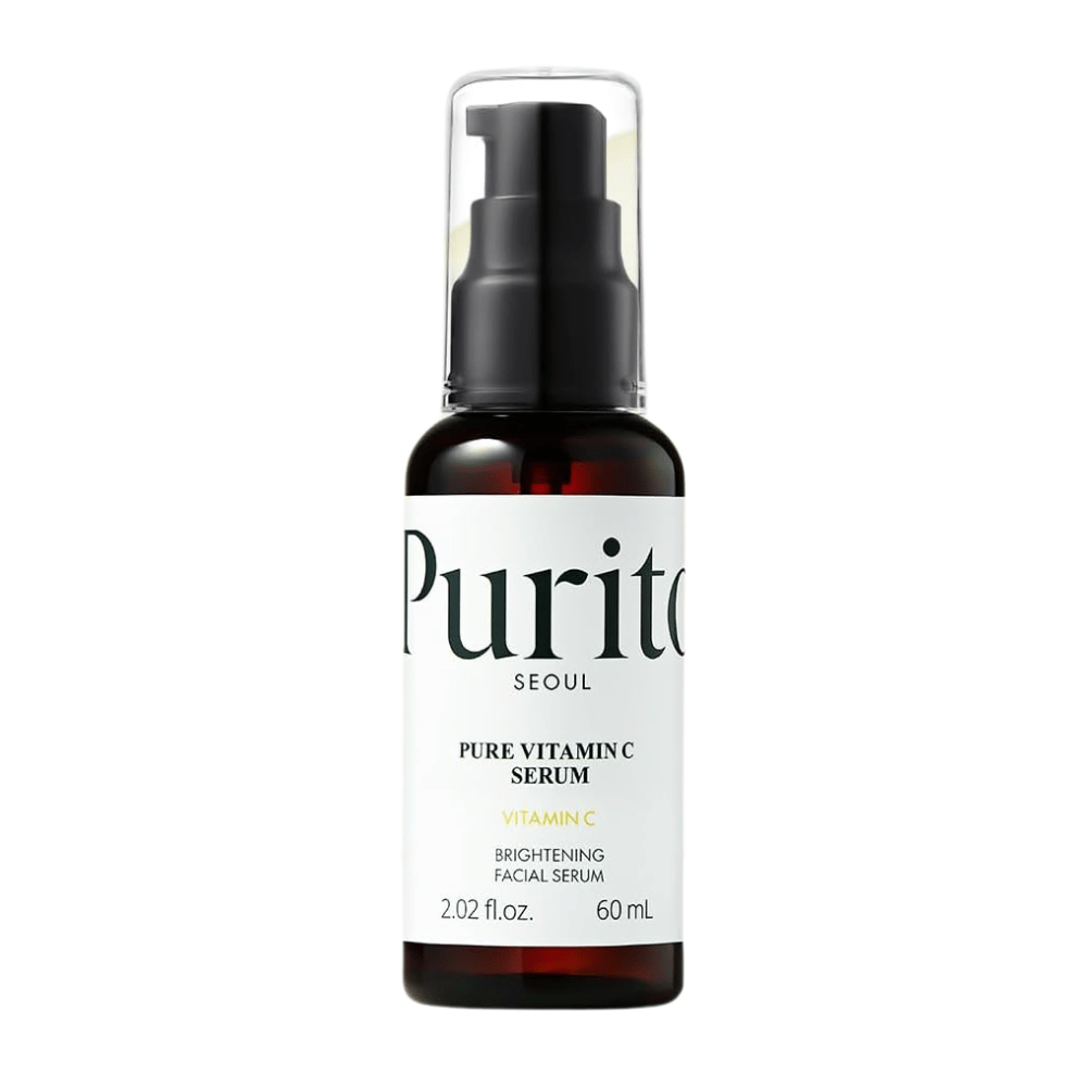 Purito SEOUL Pure Vitamin C Serum 60 ml – Koreaans vitamine C-serum in een donkere pompfles voor glans en een egalere huidtoon.