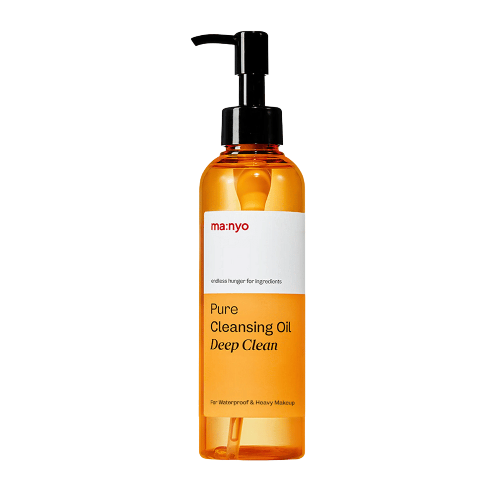 ma:nyo Pure Cleansing Oil Deep Clean productafbeelding – Koreaanse reinigingsolie ontwikkeld om zonnebrandcrème, make-up en overtollig talg te verwijderen.