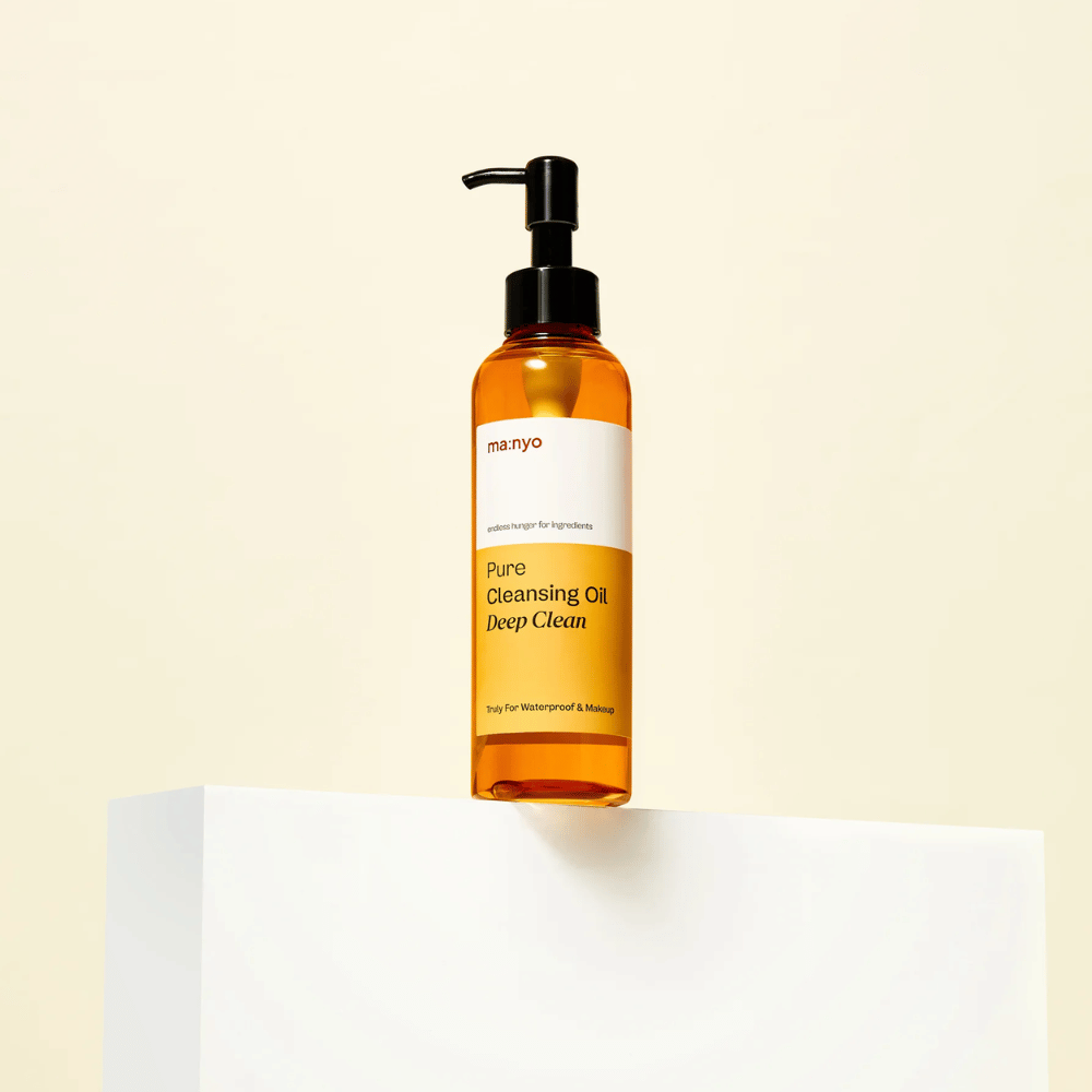 ma:nyo Pure Cleansing Oil Deep Clean in pompflacon – Koreaanse reinigingsolie voor diepe poriënreiniging en het verwijderen van zware make-up.