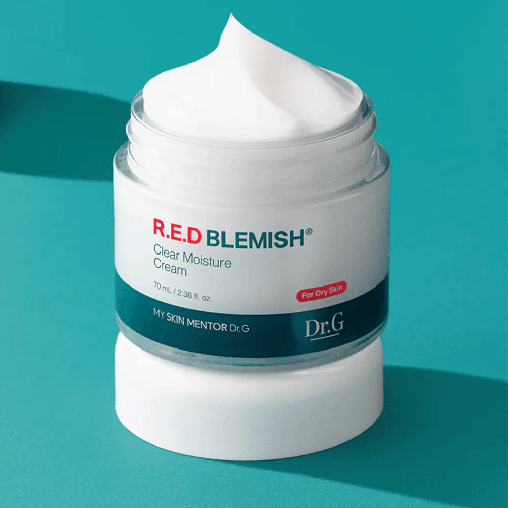 Dr.G R.E.D Blemish Clear Moisture Cream – rijke hydraterende crème ontwikkeld voor droge en vochtarme huid.