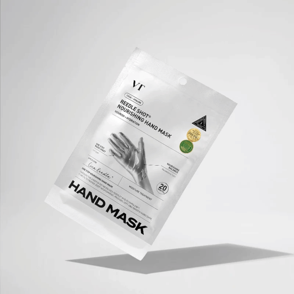 VT Cosmetics Reedle Shot Nourishing Hand Mask verzorgend handmasker dat de huid verzacht en hydrateert