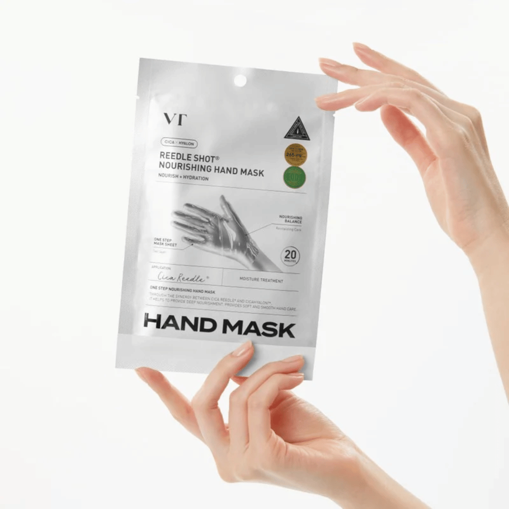VT Cosmetics Reedle Shot Nourishing Hand Mask hydraterend handmasker met CICA en hyaluron voor droge handen