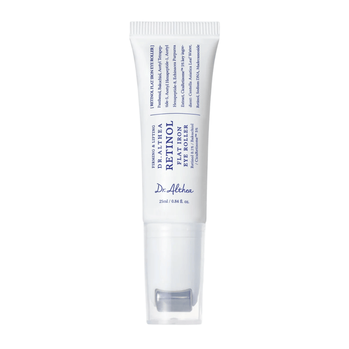 Dr. Althea Retinol Flat Iron Eye Roller – Oogserum met retinol en roller-applicator die rimpels, donkere kringen en vermoeide huid vermindert.