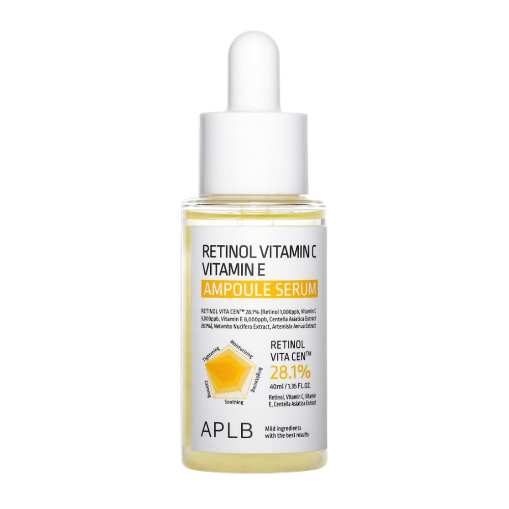 APLB Retinol Vitamin C Vitamin E Ampoule Serum 40 ml productafbeelding tegen witte achtergrond