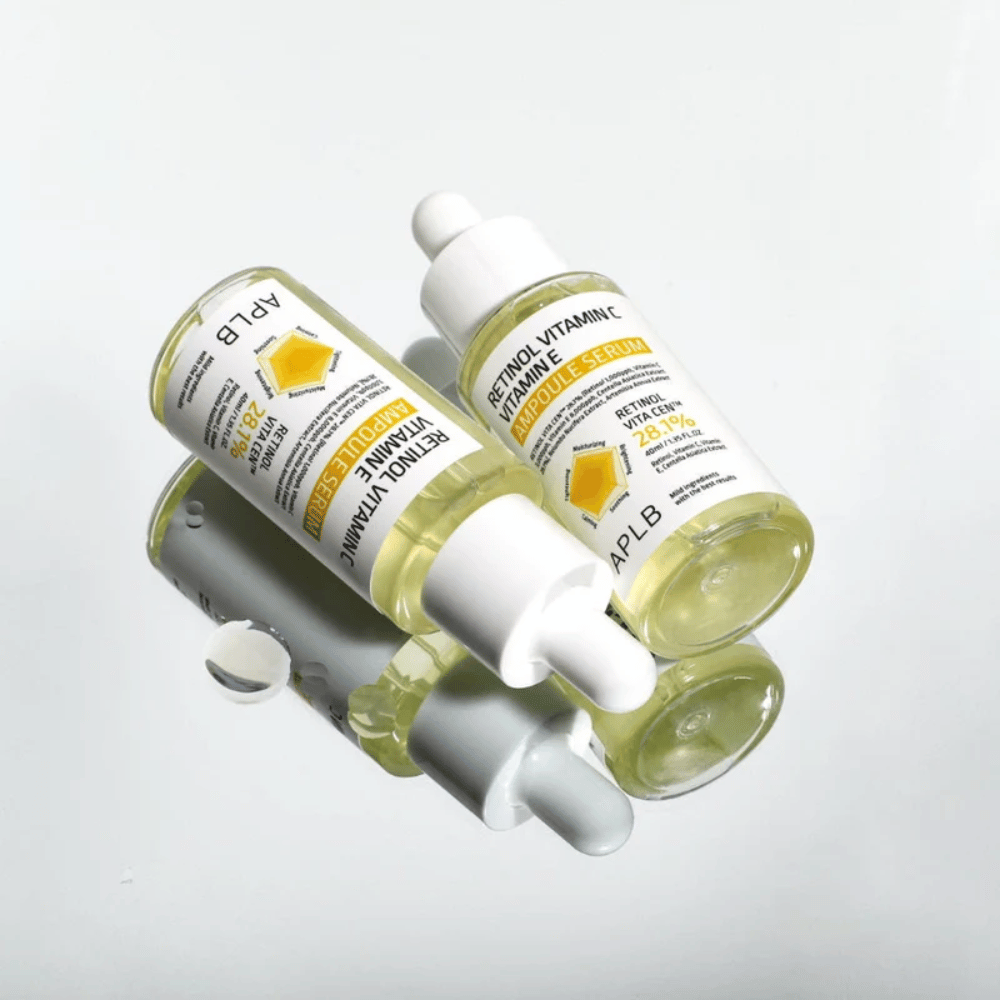 APLB Retinol Vitamin C Vitamin E Ampoule Serum flessen met spiegeleffect