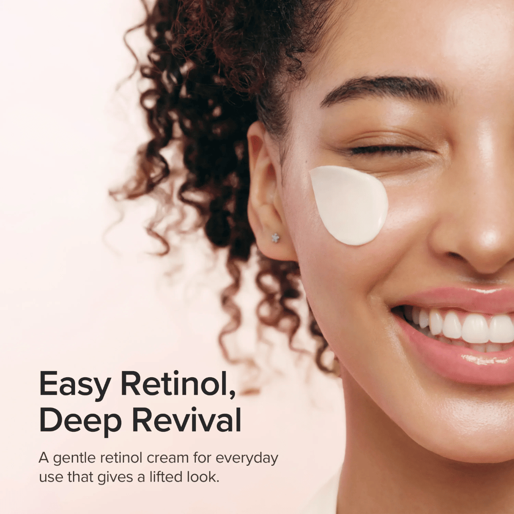 Afbeelding – lifestyle / resultaat
Beauty of Joseon Revive Firming Moisturizer die zorgt voor een stevigere huid, fijne lijntjes vermindert en een egalere en jeugdiger uitstraling geeft.