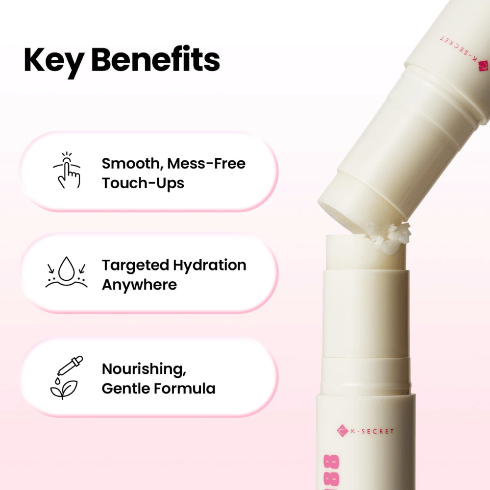 K-SECRET SEOUL 1988 Multi Balm Collagen Complex 7 + Plum – verzorgende balmstick voor gerichte hydratatie van droge huid.